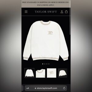 Taylor Swift TTPD Tortured Poets Department Crewneck Sweatshirt Sweater